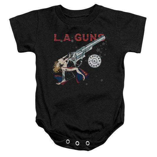 L.A. Guns™ Baby Onesie - Officially Licensed - Cocked And Loaded - Infant Snapsuit, Baby Bodysuit, Baby Clothes