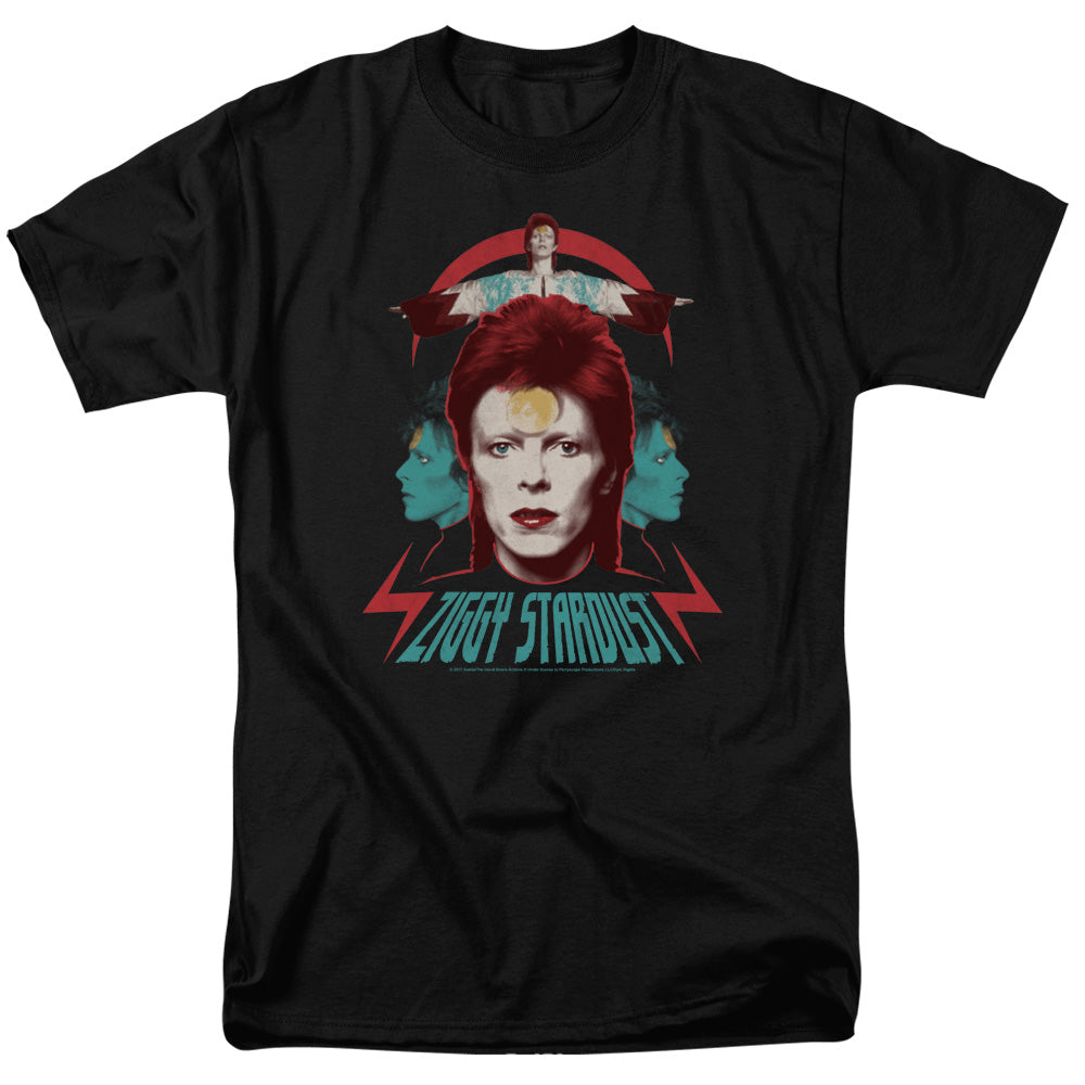David Bowie™ Shirt - Officially Licensed - Ziggy Heads - Adult Unisex Short Sleeve T-Shirt