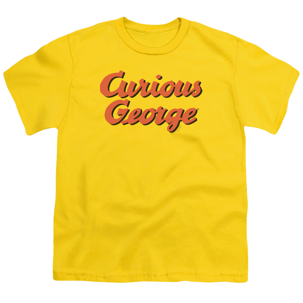 Curious George™ - Youth Kids Shirt (Ages 7+) - Officially Licensed - Logo - Short Sleeve Youth T-Shirt - S M L XL