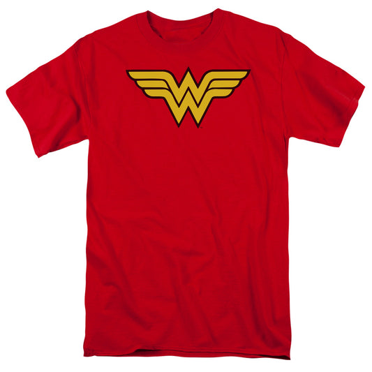 Wonder Woman™ Retro Shirt - DC Comics Vintage - Officially Licensed - Adult Unisex Short Sleeve T-Shirt - Logo Original Red