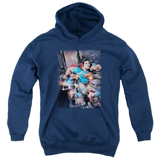 Superman™ Youth Kids Hoodie (Ages 7+) - Officially Licensed - Action Comics #1 - Dc Comics - Youth Pull Over Hoodie