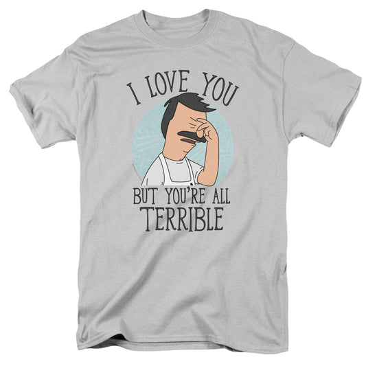 Bobs Burgers™ Shirt - Love You Terribly - Officially Licensed - Adult Unisex Short Sleeve T-Shirt