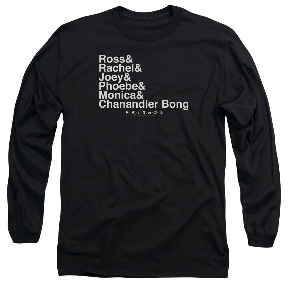 Friends™ - Adult Unisex Long Sleeve T-Shirt - Chanandler Bong - Officially Licensed - Friends TV Show, Gift, Shirt, Rachel, Monica, Central