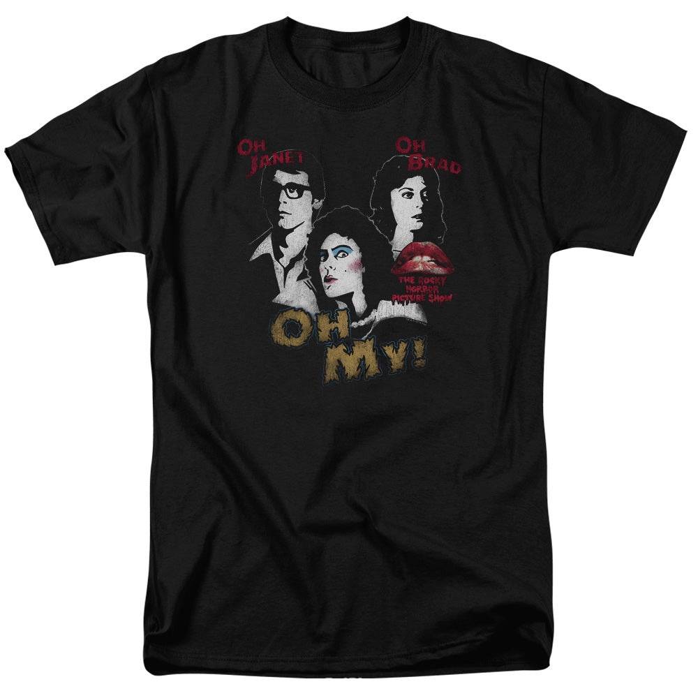 Rocky Horror Picture Show Shirt - Officially Licensed - Oh 3 Ways - Unisex Adult Short Sleeve T-Shirt