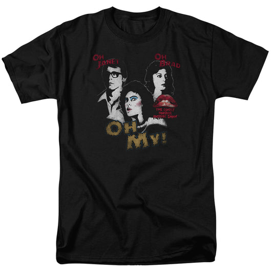 Rocky Horror Picture Show Shirt - Officially Licensed - Oh 3 Ways - Unisex Adult Short Sleeve T-Shirt