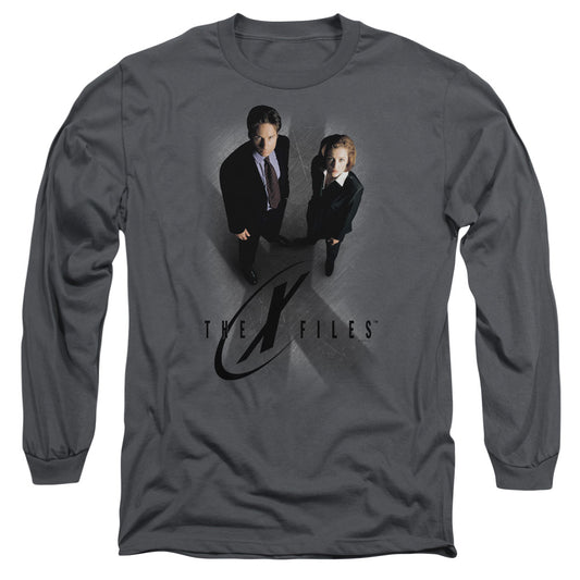 The X-Files - X Marks The Spot Long Sleeve Adult T-Shirt - Fox Mulder, Dana Scully, Xfiles Tshirt, Aliens, Tv Series, Truth Is Out There, Gift, Movie