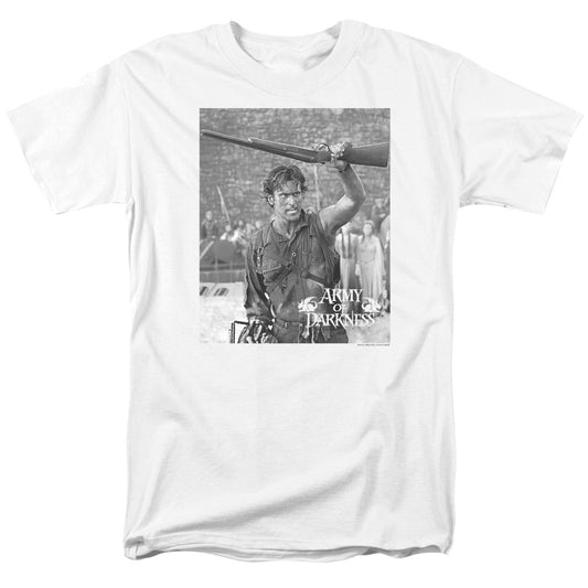 Army Of Darkness™ Movie Shirt - Officially Licensed - Adult Unisex Short Sleeve T-Shirt - Boom