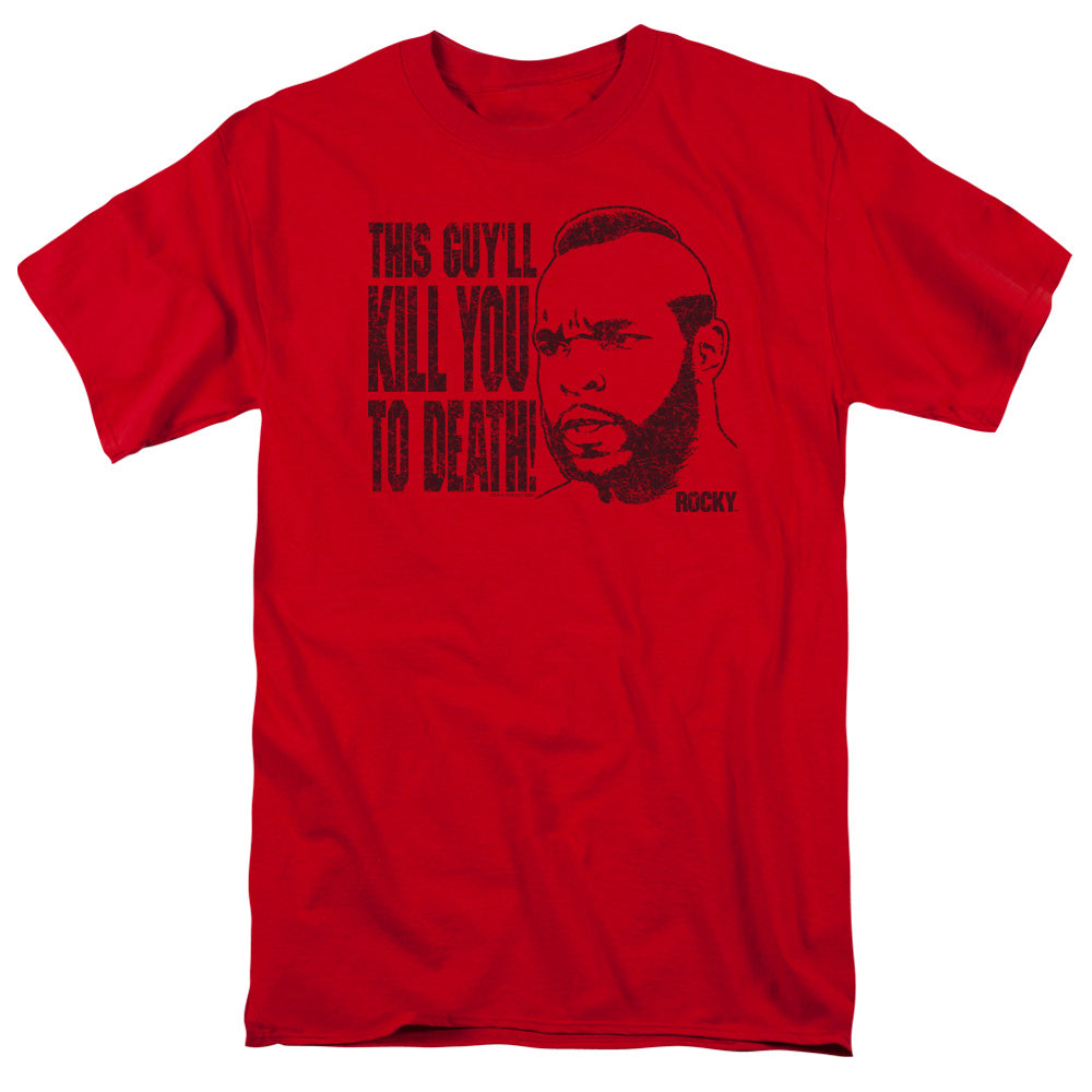 Rocky™ 3 Movie Shirt - Officially Licensed - Kill You To Death - Adult Unisex Short Sleeve T-Shirt