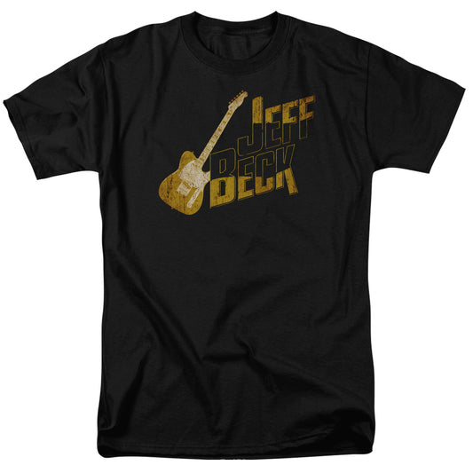 Jeff Beck Shirt - That Yellow Guitar - Guitarist - Adult Unisex Short Sleeve T-Shirt - Officially Licensed
