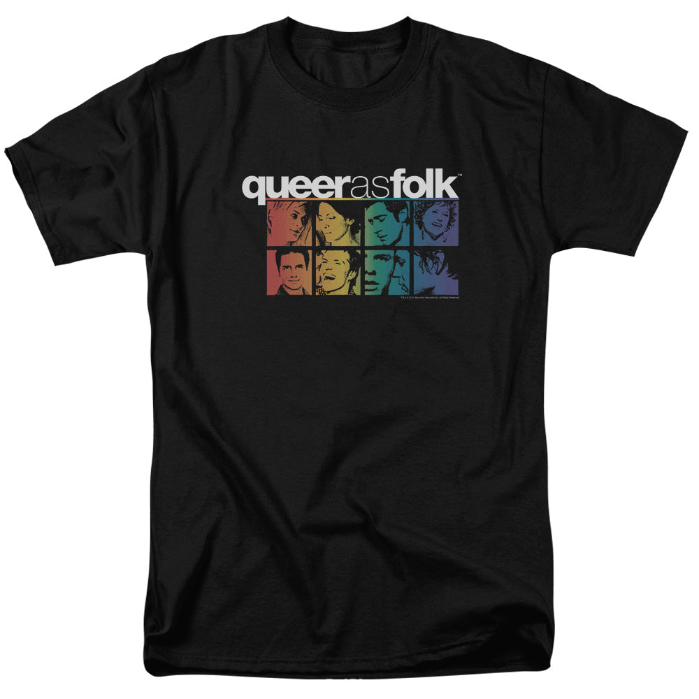 Queer As Folk™ TV Show Shirt - Officially Licensed - Cast - Unisex Adult Short Sleeve T-Shirt