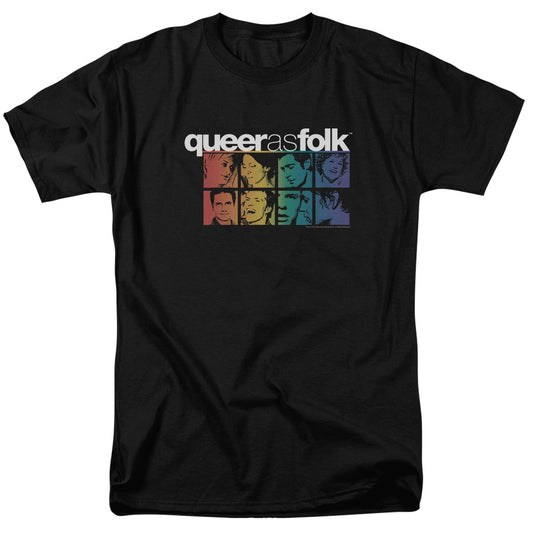 Queer As Folk™ TV Show Shirt - Officially Licensed - Cast - Unisex Adult Short Sleeve T-Shirt