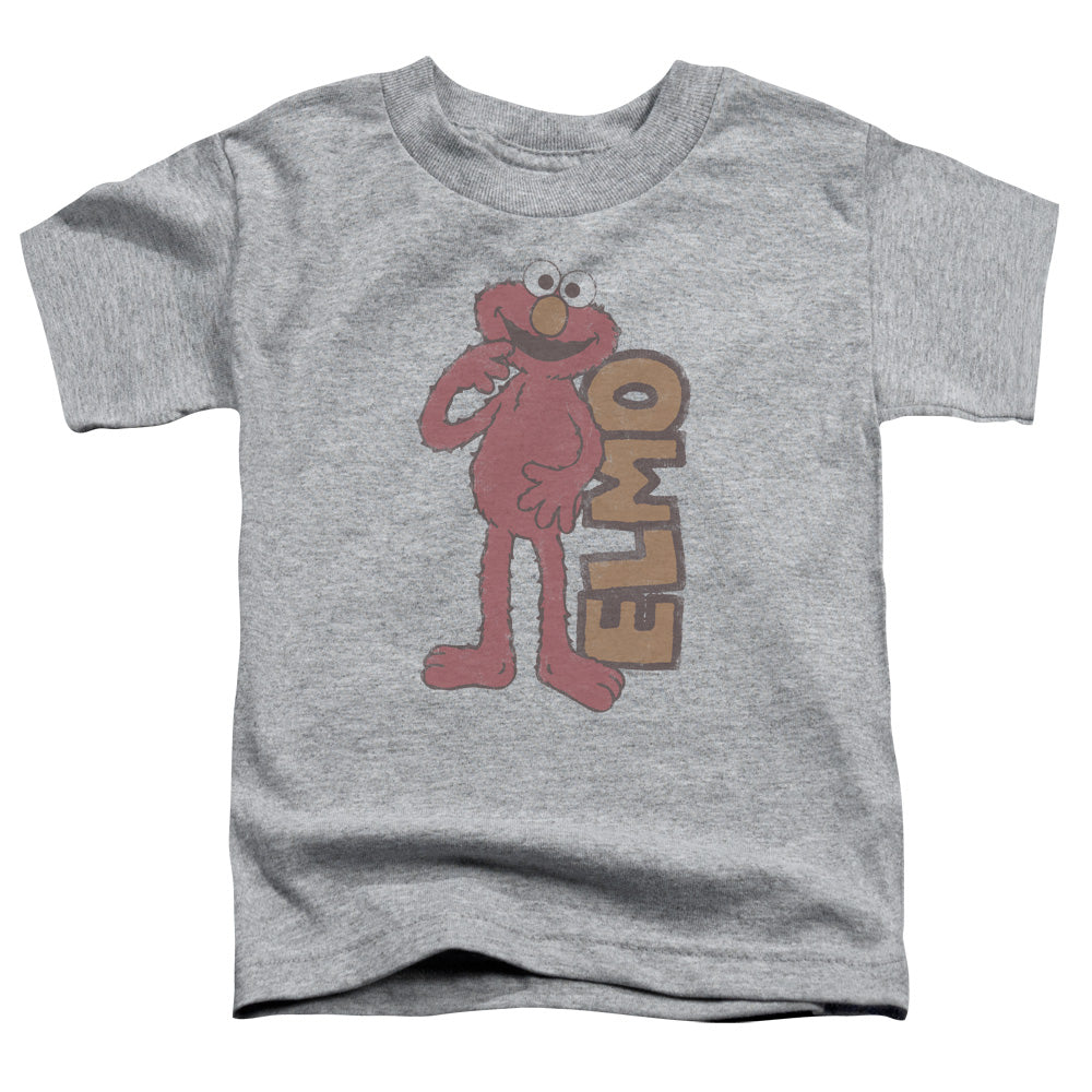 Sesame Street™ Shirt - Toddler Kids T-Shirt (Ages 2-4) - Short Sleeve Toddler Tee - Vintage Elmo - Officially Licensed - 2T 3T 4T