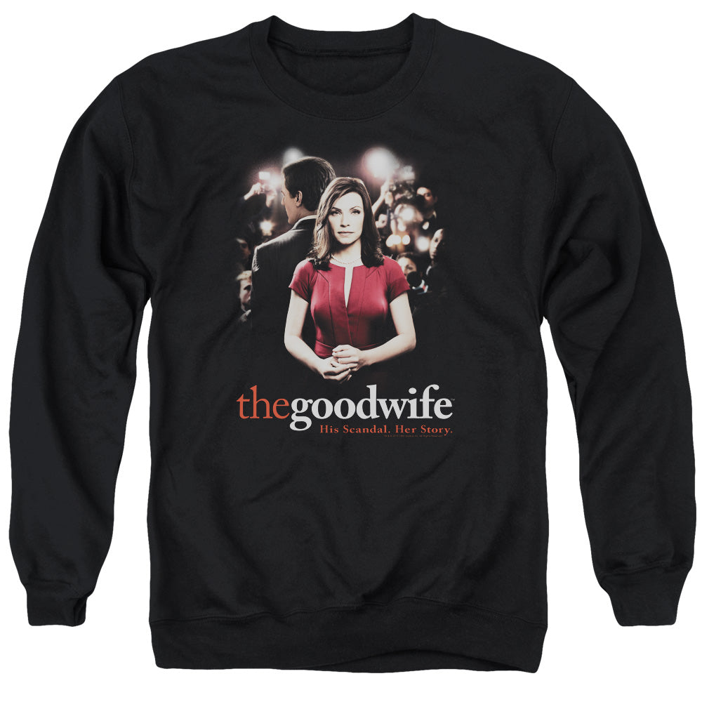 The Good Wife - Bad Press Adult Crewneck Sweatshirt - Forces Of Mankind