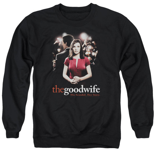 The Good Wife - Bad Press Adult Crewneck Sweatshirt - Forces Of Mankind
