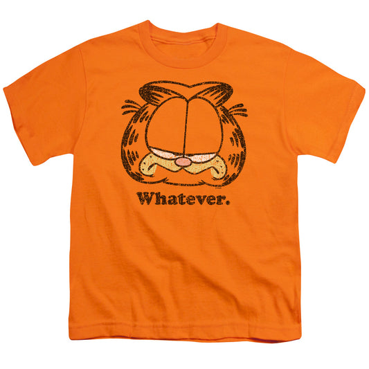 Garfield™ - Youth Kids T-Shirt (Ages 7+) - Short Sleeve Youth T Shirt - Whatever - Officially Licensed - S M L XL