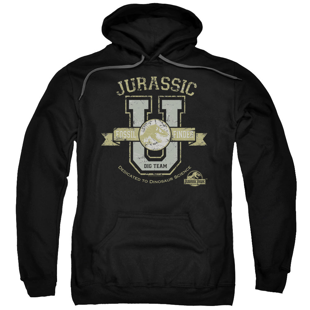 Jurassic Park - Jurassic U Adult Pull Over Hoodie - Forces Of Mankind