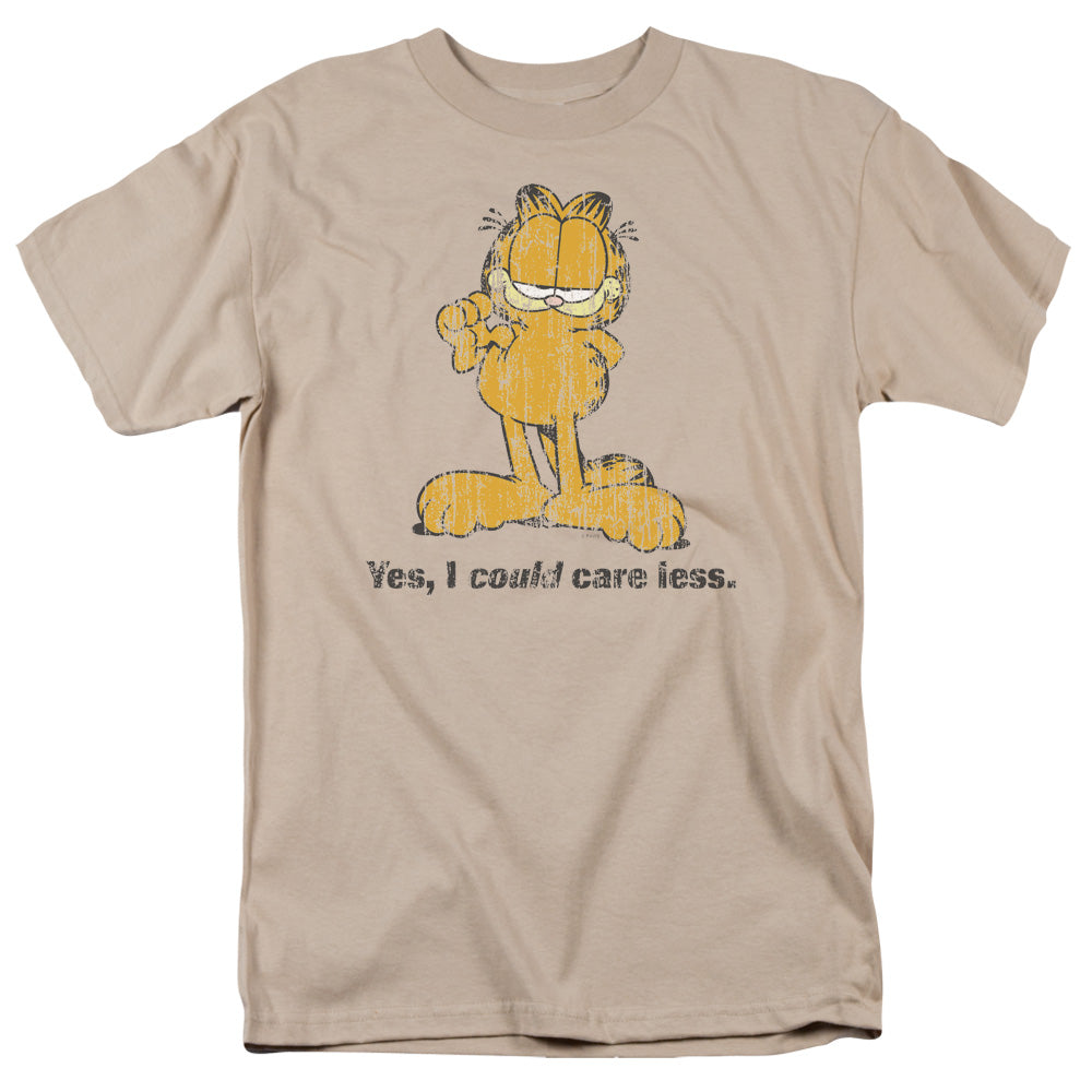 Garfield™ Shirt - Officially Licensed - Adult Unisex Short Sleeve T-Shirt - Yes I Could Care Less