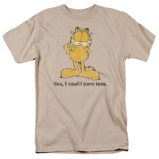 Garfield™ Shirt - Officially Licensed - Adult Unisex Short Sleeve T-Shirt - Yes I Could Care Less