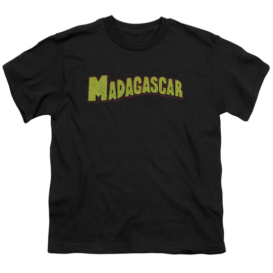 Madagascar - Youth Kids T-Shirt (Ages 7+) - Short Sleeve Youth T-Shirt Tee - Logo - Officially Licensed