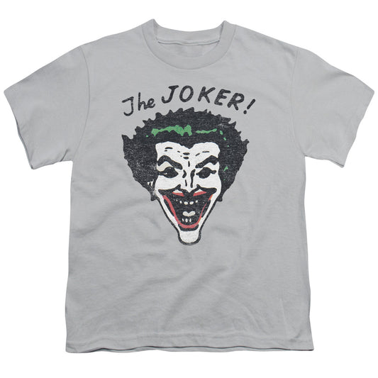 Batman - Youth Kids T-Shirt (Ages 7+) - Short Sleeve Youth T Shirt - Retro Joker - Officially Licensed - S M L XL