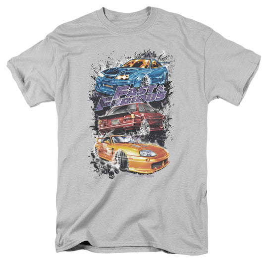 Fast And The Furious™ Movie Shirt - Smokin Street Cars - Officially Licensed - Adult Unisex Short Sleeve T-Shirt