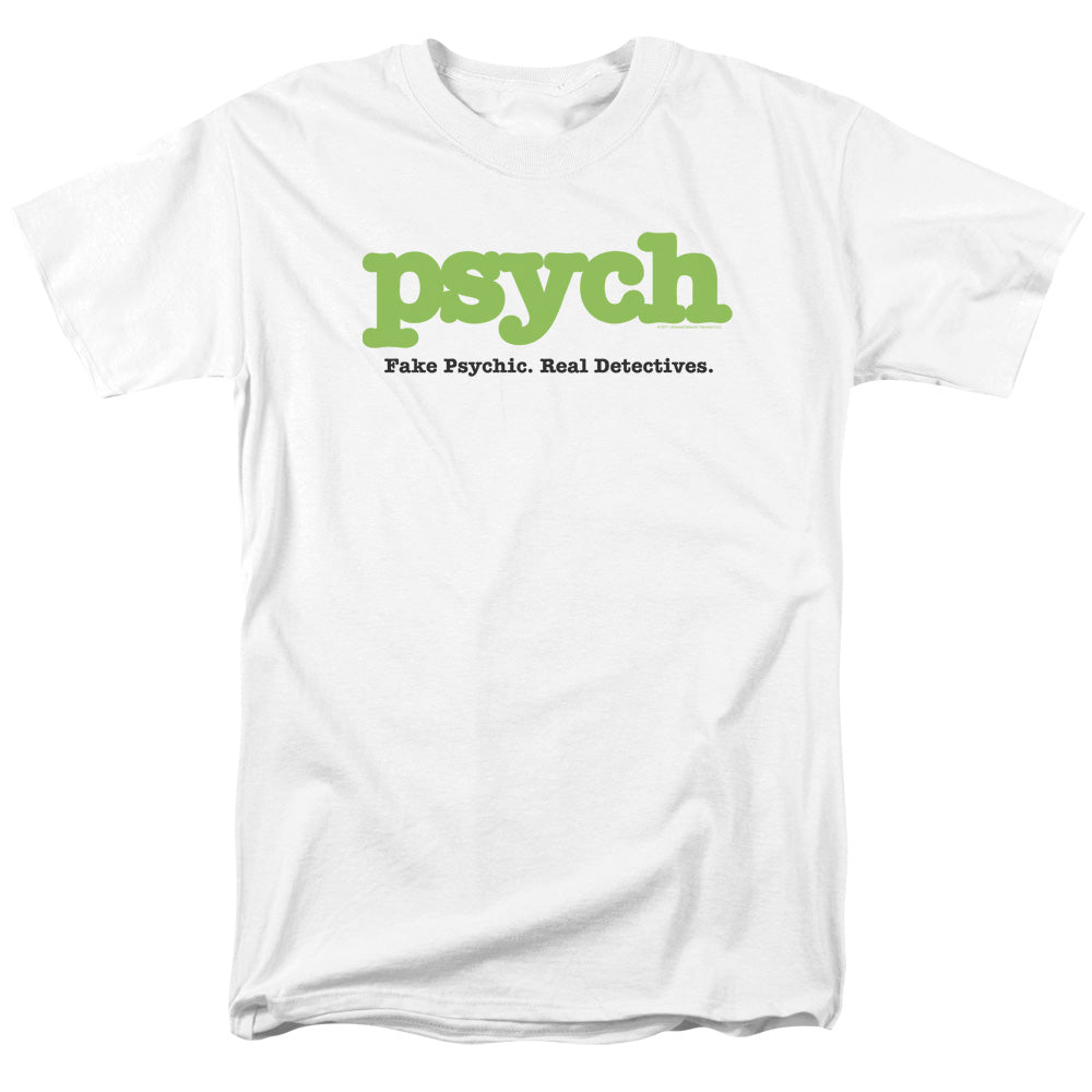 Psych™ TV Show Shirt - Officially Licensed - Adult Unisex Short Sleeve T-Shirt - Title