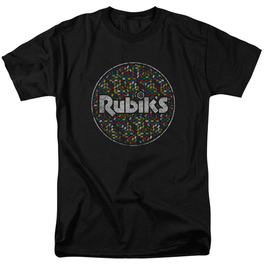 Rubik's Cube™ Shirt - Officially Licensed - Circle Pattern - Adult Unisex Short Sleeve T-Shirt