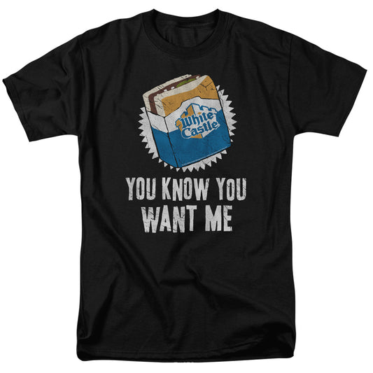 White Castle™ Shirt - Officially Licensed - Want Me - Fast Food Restaurant - Adult Unisex Short Sleeve T-Shirt