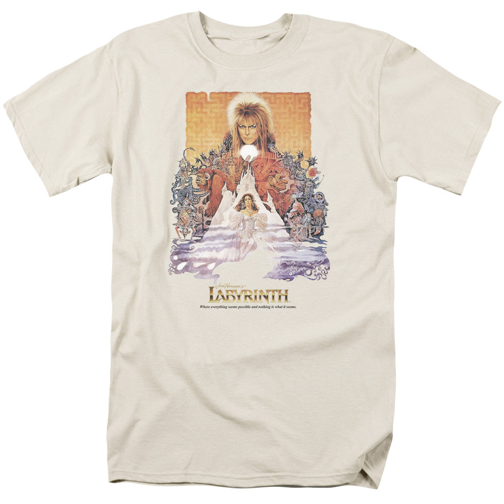 Labyrinth™ Movie Shirt - Officially Licensed - Movie Poster - David Bowie Musical - Adult Unisex Short Sleeve T-Shirt