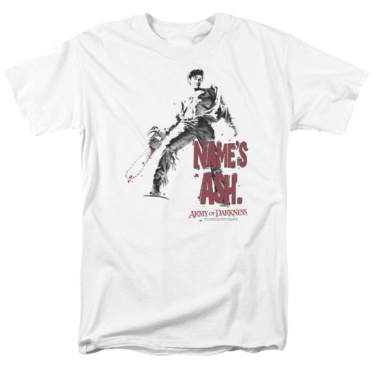 Army Of Darkness™ Movie Shirt - Officially Licensed - Adult Unisex Short Sleeve T-Shirt - Names Ash