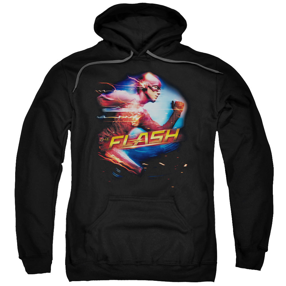 The Flash™ - Adult Unisex Hoodie - Pull Over Hoodie - Fastest Man Black - Officially Licensed - Star Labs, Tv Serial, Netflix, Lightning