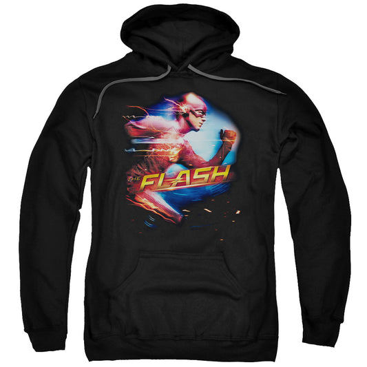 The Flash™ - Adult Unisex Hoodie - Pull Over Hoodie - Fastest Man Black - Officially Licensed - Star Labs, Tv Serial, Netflix, Lightning