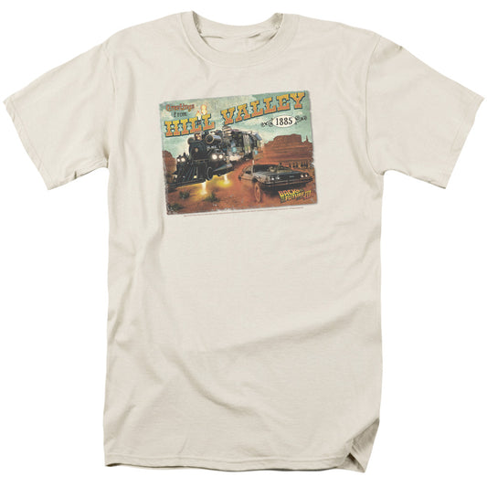 Back To The Future 3™ Shirt - Officially Licensed - Hill Valley Postcard - Adult Unisex Short Sleeve T-Shirt