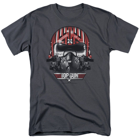 Top Gun™ Movie Shirt - Goose Helmet - Officially Licensed - Adult Unisex Short Sleeve T-Shirt